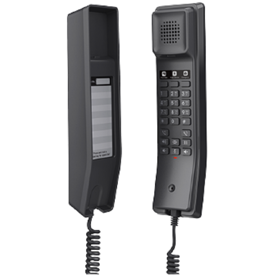 IP ტელეფონი Grandstream GHP611, Hotel IP Phone, 2 lines, 2 SIP, PoE, Black