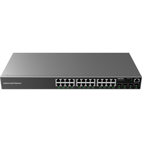 სვიჩი Grandstream GWN7803, 24-ports Gigabit, Enterprise Layer 2+ Managed Network Switch, Black