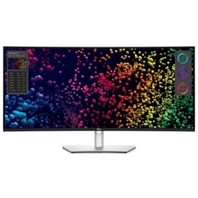 მონიტორი Dell 210-BMDV UltraSharp 40 U4025QW, 40", Curved Monitor, WUHD, IPS, USB, USB-C, DP, HDMI, LAN, Silver