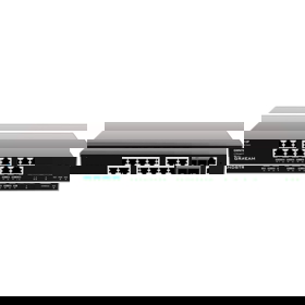 სვიჩი Grandstream GWN7813P, 24-ports Gigabit, PoE+ Enterprise Layer 3 Managed Network Switch, Black
