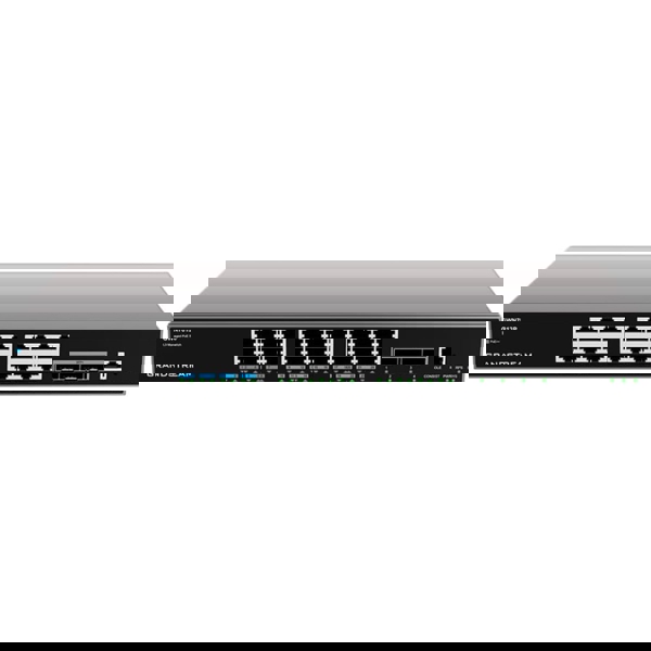 სვიჩი Grandstream GWN7813P, 24-ports Gigabit, PoE+ Enterprise Layer 3 Managed Network Switch, Black