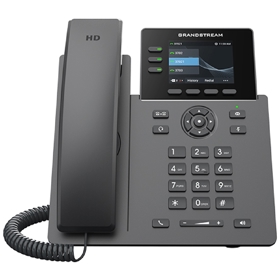 IP ტელეფონი Grandstream GRP2611G, IP Phone, POE, 3 SIP, Black
