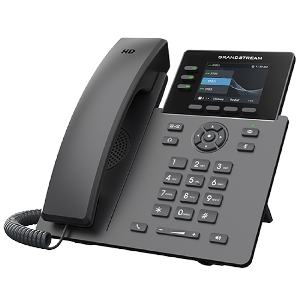IP ტელეფონი Grandstream GRP2611G, IP Phone, POE, 3 SIP, Black