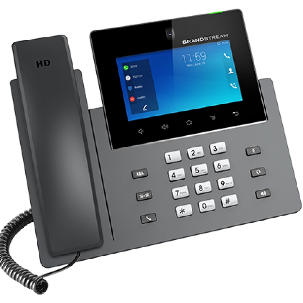 IP ტელეფონი Grandstream GXV3450, IP Phone, POE, 16 SIP, 16 Line, Black