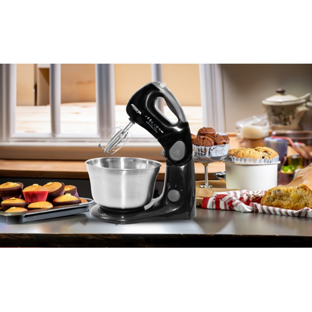 მიქსერი Arshia HM151-2380, 380W, 2L, Mixer, Black