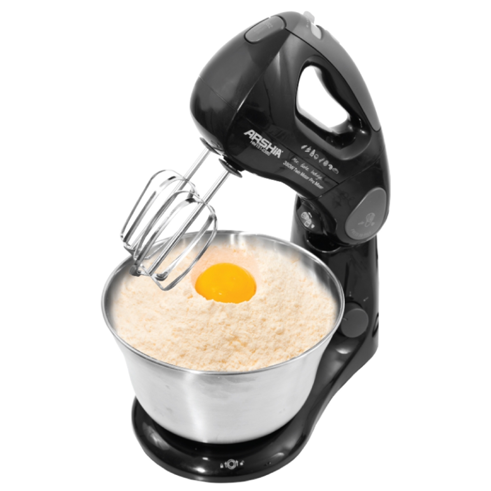 მიქსერი Arshia HM151-2380, 380W, 2L, Mixer, Black