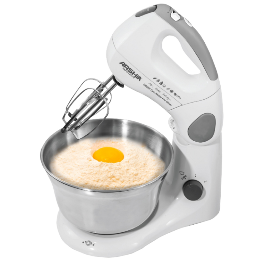 მიქსერი Arshia HM151-2379, 380W, Mixer, White