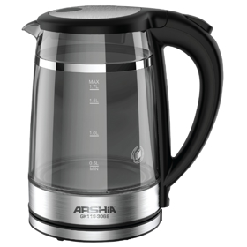 ელექტრო ჩაიდანი Arshia GK116-3068, 1800W, 1.7L, Electric Kettle, Black