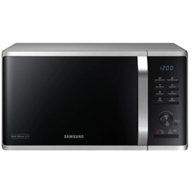 მიკროტალღური ღუმელი Samsung MG23K3575AS/EO, 2300W, 23L, Microwave Oven, Black/Silver