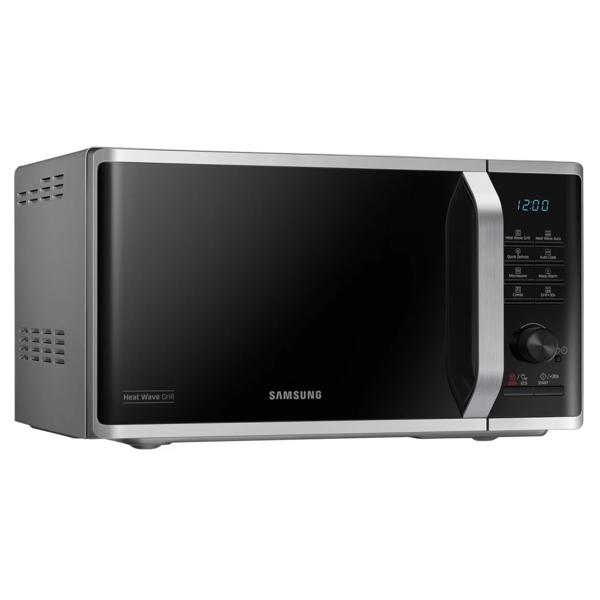 მიკროტალღური ღუმელი Samsung MG23K3575AS/EO, 2300W, 23L, Microwave Oven, Black/Silver