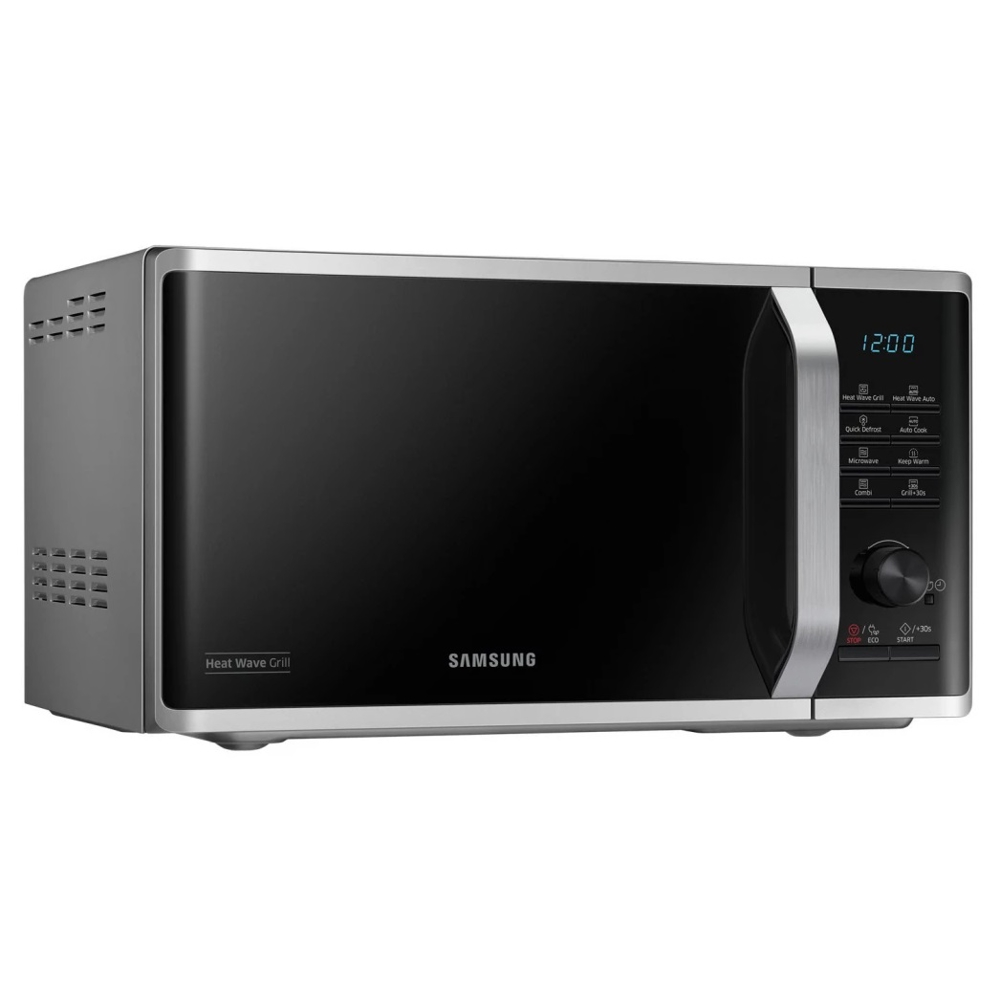 მიკროტალღური ღუმელი Samsung MG23K3575AS/EO, 2300W, 23L, Microwave Oven, Black/Silver