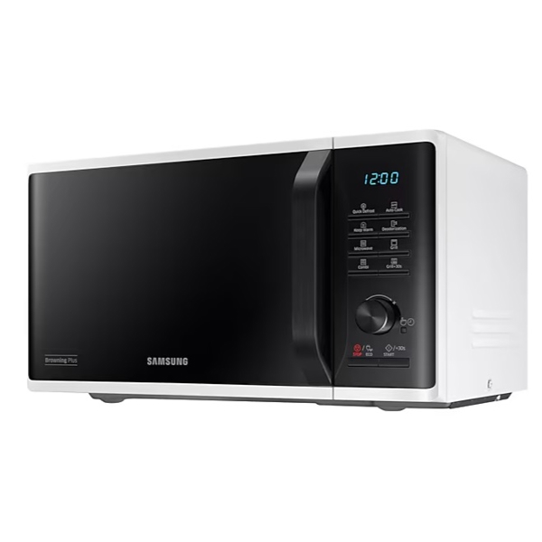 მიკროტალღური ღუმელი Samsung MG23K3515AW/EO, 2300W, 23L, Microwave Oven, Black/White