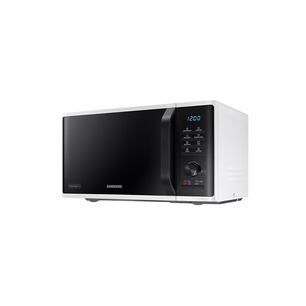 მიკროტალღური ღუმელი Samsung MG23K3515AW/EO, 2300W, 23L, Microwave Oven, Black/White