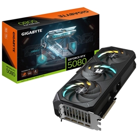 ვიდეო დაფა Gigabyte GV-N5080GAMING_OC-16GD GAMING OC, GeForce RTX5080, 16GB, 256bit, HDMI, DP, Black