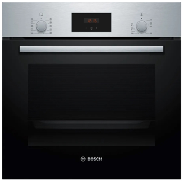 Built-In Electric Oven Bosch HBF512BS1T, 66L, Black/Silver