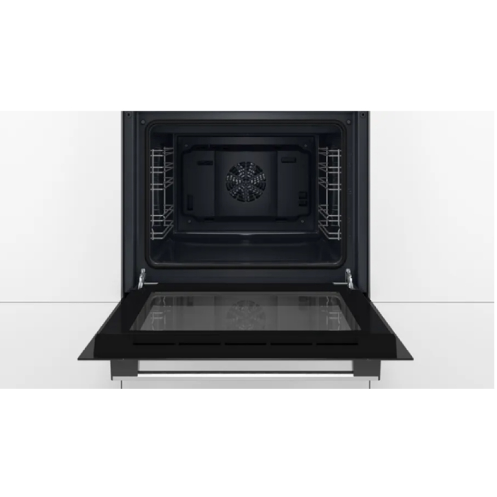 ჩასაშენებელი ელექტრო ღუმელი Bosch HBF512BS1T, 66L, Built-In Electric Oven, Black/Silver
