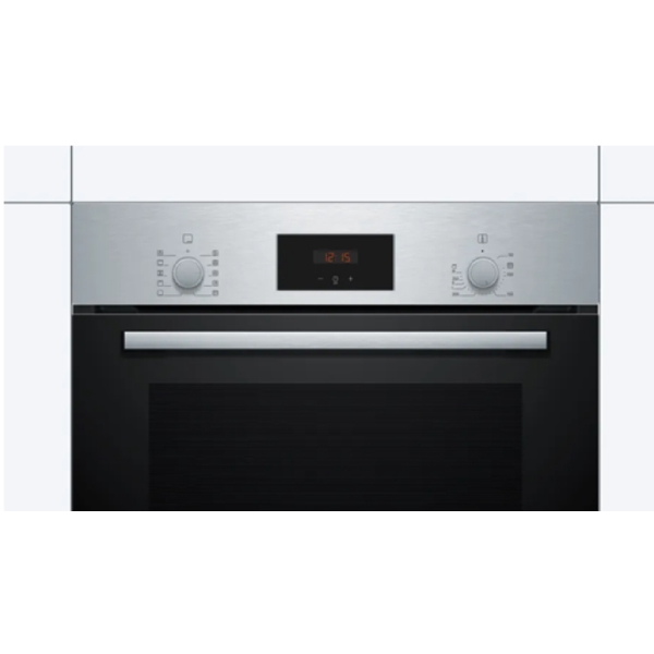 Built-In Electric Oven Bosch HBF512BS1T, 66L, Black/Silver