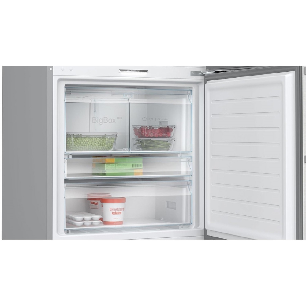 Refrigerator Bosch KGP76AIC0N, 526L, C, No Frost, Grey
