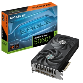 ვიდეო დაფა Gigabyte GV-N506TEAGLE_OC-8GD EAGLE OC, GeForce RTX5060 Ti, 8GB, 128bit, HDMI, DP, Black