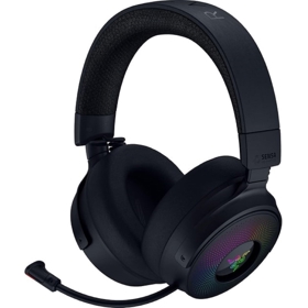 ყურსასმენი Razer RZ04-05160100-R3M1 Kraken V4 Pro, Gaming Headset, RGB, Wireless, Mini-jack, USB-A, Bluetooth, Black