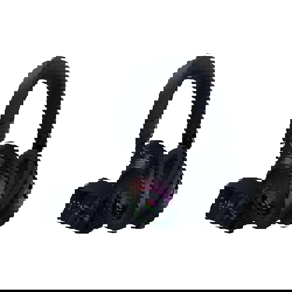 ყურსასმენი Razer RZ04-05160100-R3M1 Kraken V4 Pro, Gaming Headset, RGB, Wireless, Mini-jack, USB-A, Bluetooth, Black