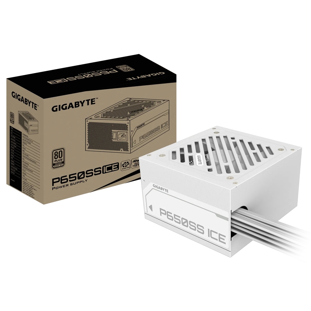 Power Supply Gigabyte GP-P650SS ICE, 650W, 80 Plus Silver, White