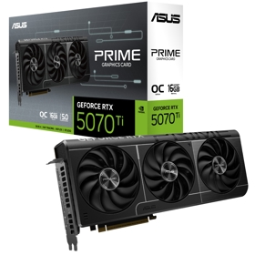 ვიდეო დაფა Asus PRIME-RTX5070TI-O16G, RTX5070Ti 16GB, 256bit, HDMI, DP, Black