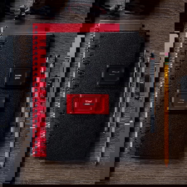 გარე მყარი დისკი Kingston SXS1000R/2000GA, 2TB, External SSD, USB 3.2, Red
