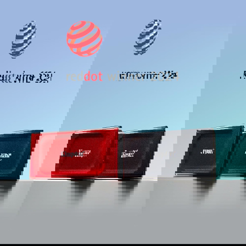 გარე მყარი დისკი Kingston SXS1000R/1000GA, 1TB, External SSD, USB 3.2, Red