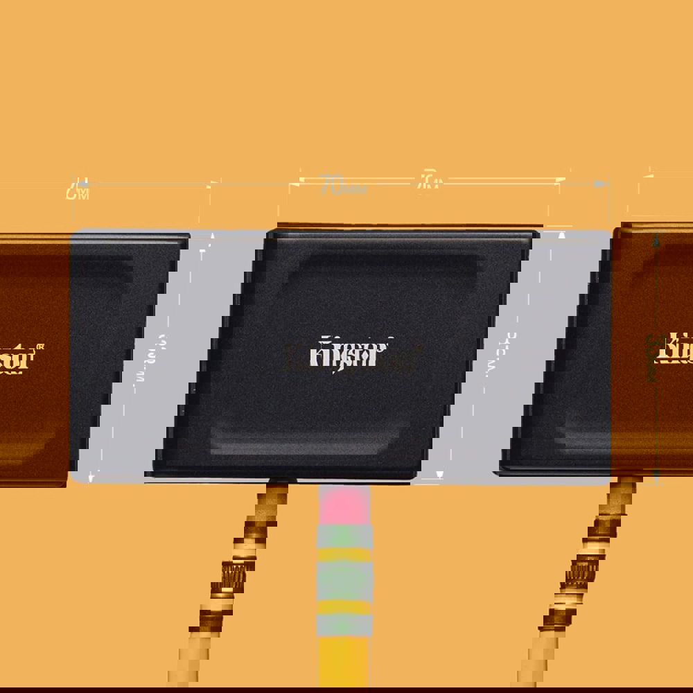 External SSD Kingston SXS1000/2000GA, 2TB, USB 3.2, Black