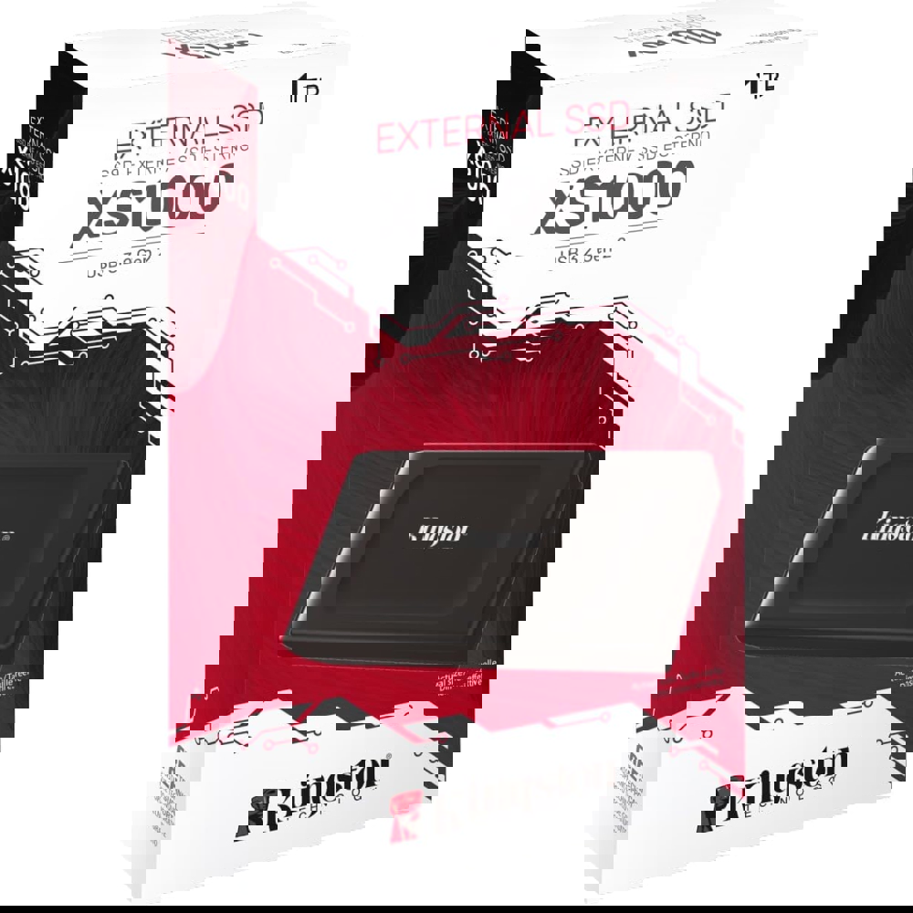 External SSD Kingston SXS1000/1000GA, 1TB, USB 3.2, Black