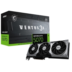 ვიდეო დაფა MSI 912-V532-001 VENTUS 3X OC, GeForce RTX5070, 12GB, 128bit, HDMI, DP, Black