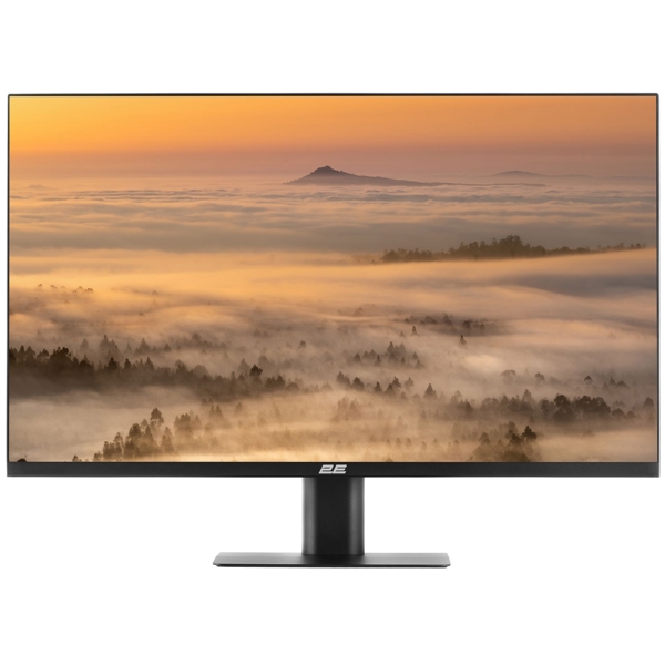 მონიტორი 2E 2E-F2723B-01.UA, 27", Monitor, FHD, IPS, D-Sub, HDMI, Black