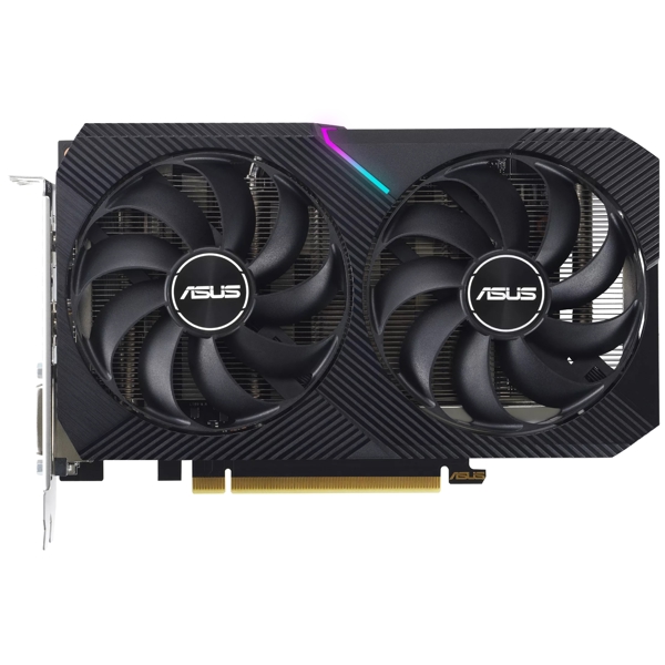 ვიდეო დაფა Asus DUAL-RTX3050-O8G-V2, GeForce RTX3050, 8GB, 128bit, HDMI, DP, Black
