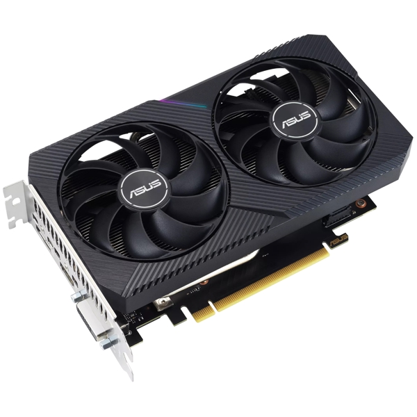 ვიდეო დაფა Asus DUAL-RTX3050-O8G-V2, GeForce RTX3050, 8GB, 128bit, HDMI, DP, Black