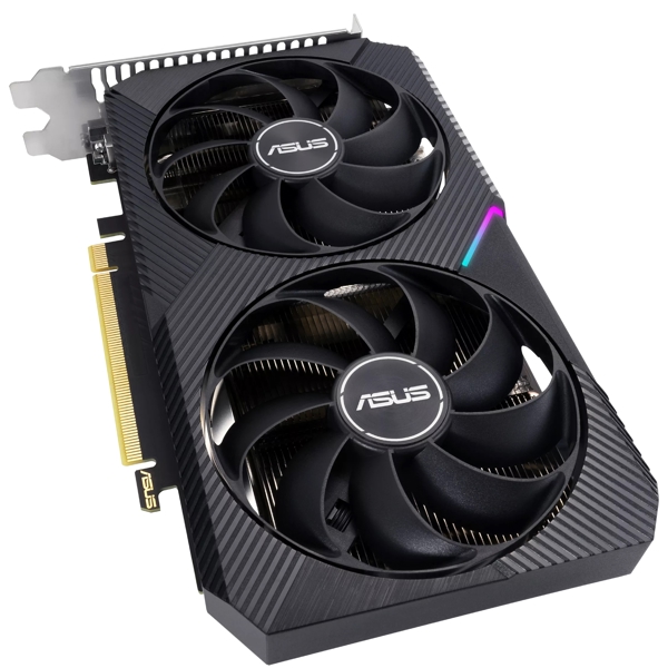 ვიდეო დაფა Asus DUAL-RTX3050-O8G-V2, GeForce RTX3050, 8GB, 128bit, HDMI, DP, Black