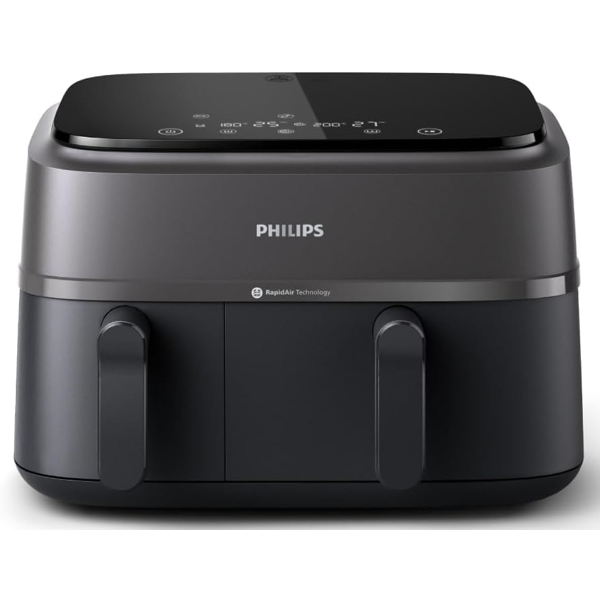 აეროგრილი Philips NA350/00 3000 Series, 2750W, 9L, Air Fryer, Black