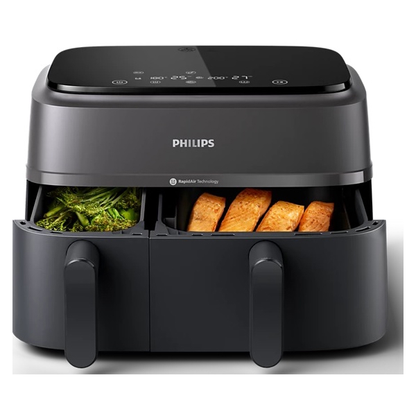 აეროგრილი Philips NA350/00 3000 Series, 2750W, 9L, Air Fryer, Black