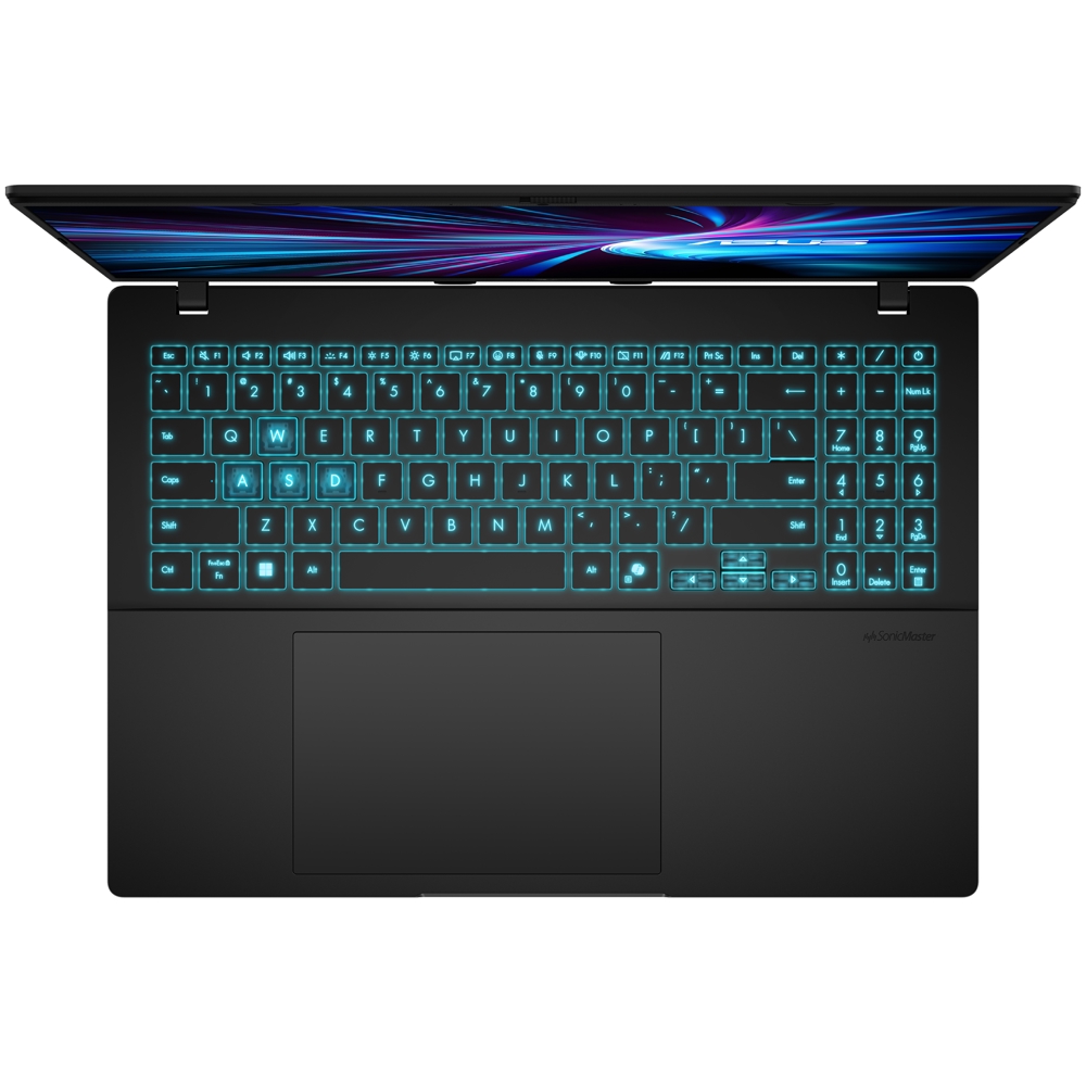 ნოუთბუქი Asus V3607VH-RP017 V16 (V3607), 16", Ultra 5-210H, 16GB, 1TB SSD, RTX5060 8GB, Black
