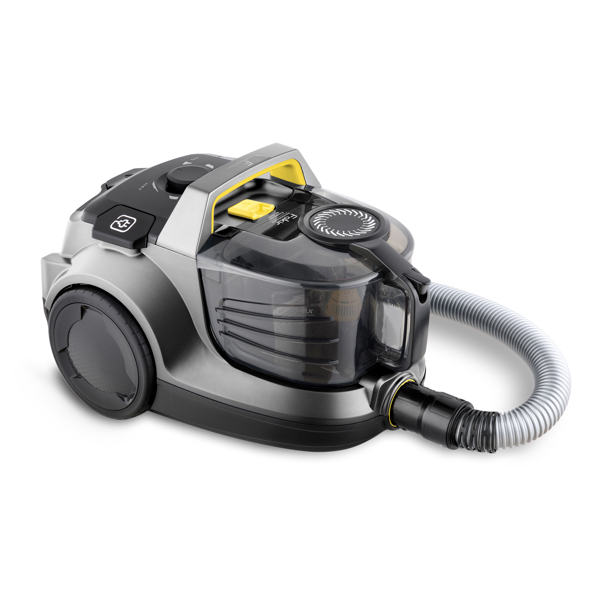 მტვერსასრუტი Fakir 8682511906662 FREELANDER BL 6054, 890W, 2L, Vacuum Cleaner, Grey