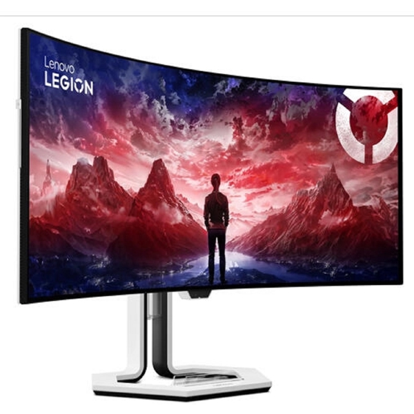 მონიტორი Lenovo 67C9UAC1EU Legion PRO 34WD-10, 34", Curved Monitor, WQHD, OLED, USB, USB-C, HDMI, DP, LAN, Black/White