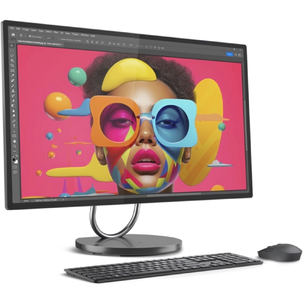 All In One Computer Lenovo F0HX001JRU Yoga 32ILL10, 31.5", Ultra 7-258V, 32GB, 1TB SSD, Integrated, W11H, Luna Grey