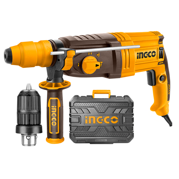Perforator Ingco RGH9528-2, 950W, 1050Rpm, 2.5J, Brown/Yellow