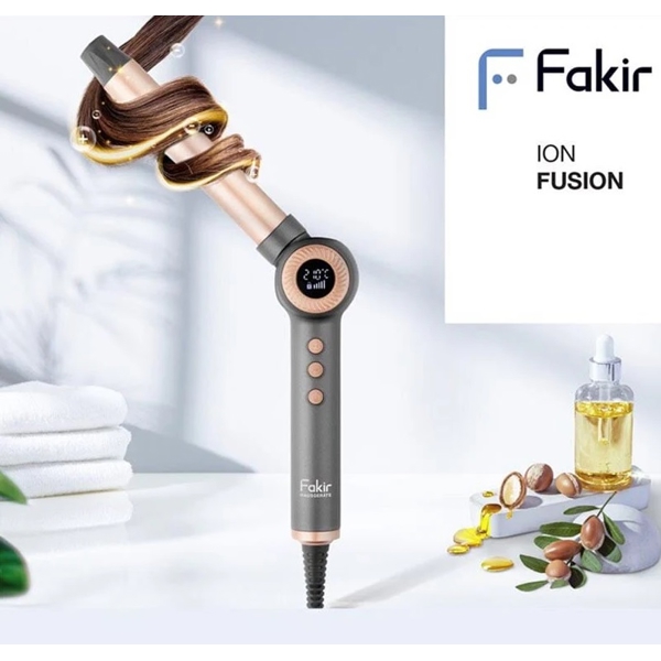 Hair Curler Fakir 8682511904217 ION FUSION, 50W, Black/Rose