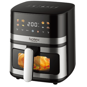 აეროგრილი Sollex SL 662, 2000L, 6.2L, Air Fryer, Black