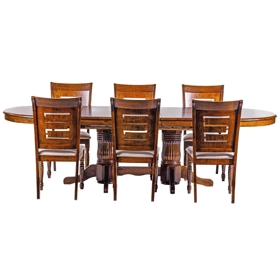 Table Set RH RH7135EXT+6RH8033C, Brown