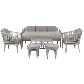 ბაღის ავეჯის ნაკრები BY CAN GARDEN CANSIN-GREY, Garden Furniture Set, Grey