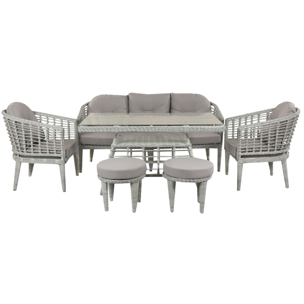 ბაღის ავეჯის ნაკრები BY CAN GARDEN CANSIN-GREY, Garden Furniture Set, Grey
