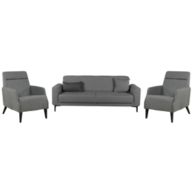 Furniture Set Comfort Room RIO-3 GRI+2ARM-RIO GRI, Grey