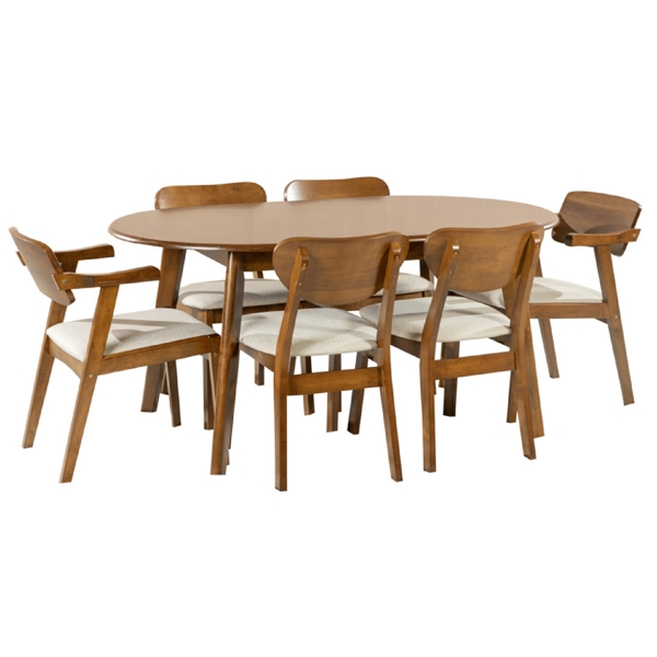 Table Set RH RH7234T/4RH367/4RH601C, Brown